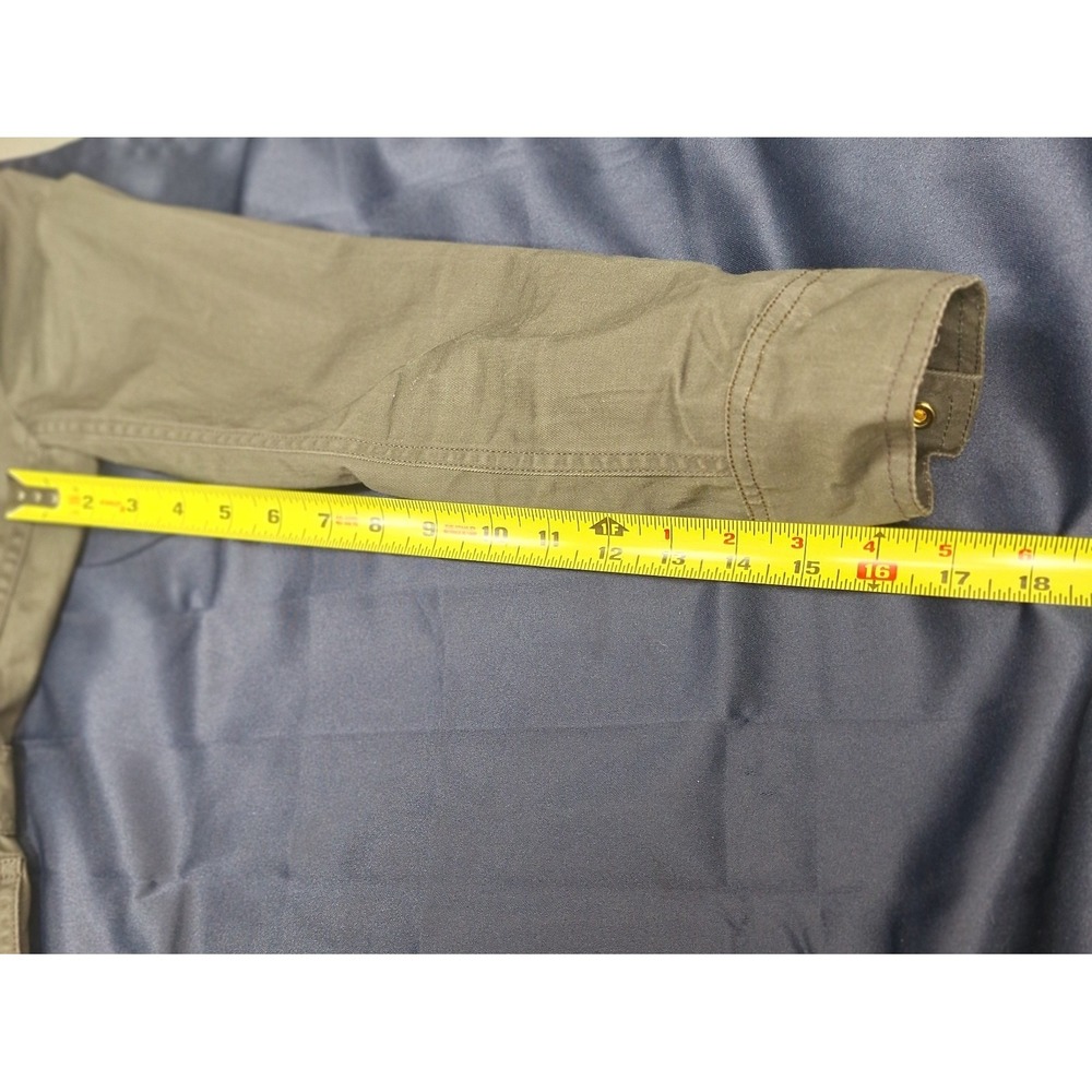J.Crew Women XS Relaxed Boyfriend Field Jacket Green Army Waist Cinch Style NWOT - Picture 11 of 11